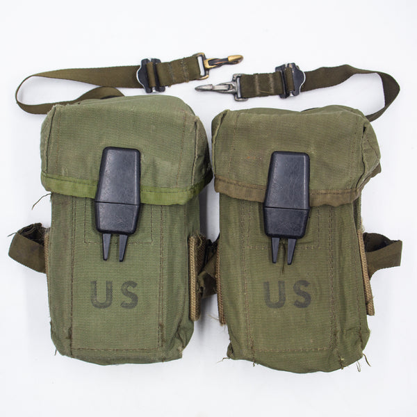 1969 Vietnam War M1967 M67 Long Ammunition Pouch Set
