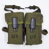 NOS 1969 Vietnam War M1967 M67 Long Ammunition Pouch Set