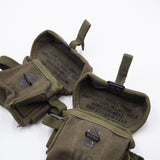2x NOS 60s Vietnam War M-1956 Short Ammunition Pouch Set