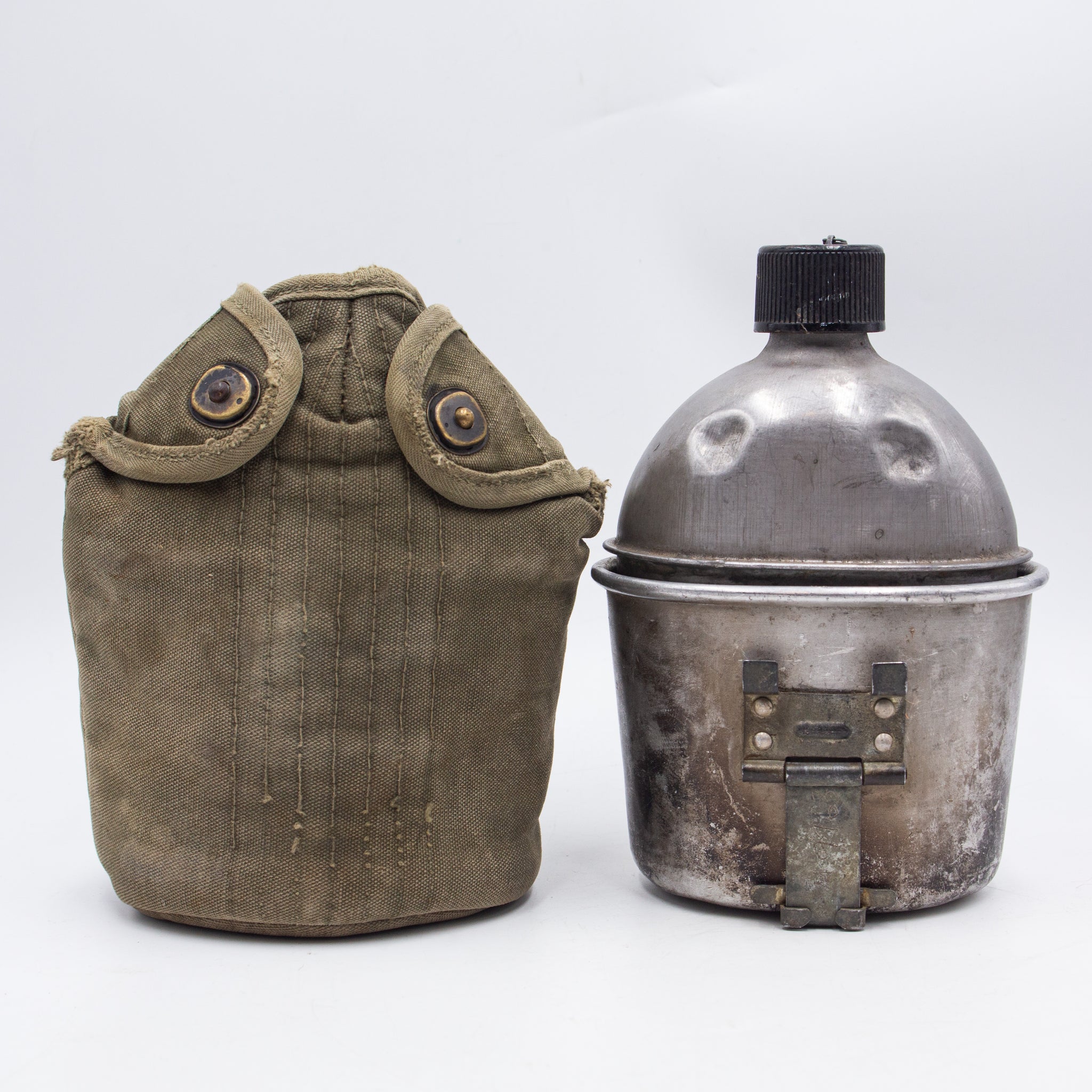 最終価格) US Military Canteen Full Set 1945 WW2 US Military 1 Qt Canteen Set – Omega Militaria