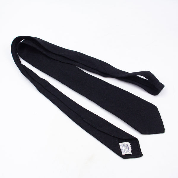 60s US Army Class A Dress Uniform Black Wool Necktie