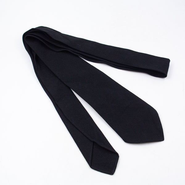 60s US Army Class A Dress Uniform Black Wool Necktie