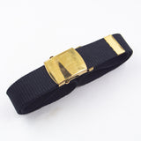 60s US Army Black Trouser Belt - 34"