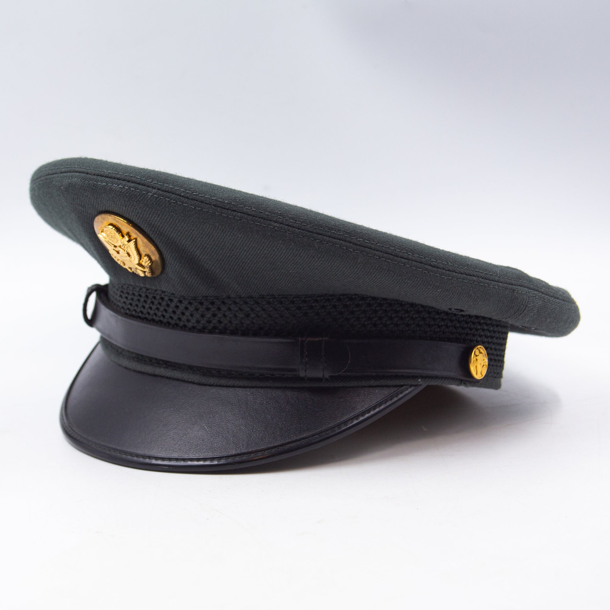 60s Vietnam War Class A Enlisted Service Dress AG-44 Cap - 7 1/8 Omega Militaria 60s Vietnam War Class A Enlisted Service Dress AG-44 Cap - 7 1/8 Omega Militaria