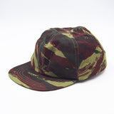 Rare Vintage Moroccan Army French Lizard Camo Baseball Cap - Large