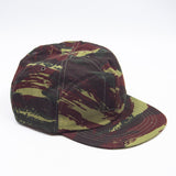 Rare Vintage Moroccan Army French Lizard Camo Baseball Cap - Large