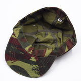 Rare Vintage Moroccan Army French Lizard Camo Baseball Cap - Large