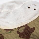 Named 70s Vintage South African Police (SAP) 2nd Pattern Camo Bush Hat
