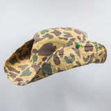 60s Vietnam War Vintage Duck Hunter Cowboy Hat - 7 1/8