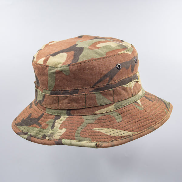 70s Vintage ARVN BDQ Fabric Boonie - Medium