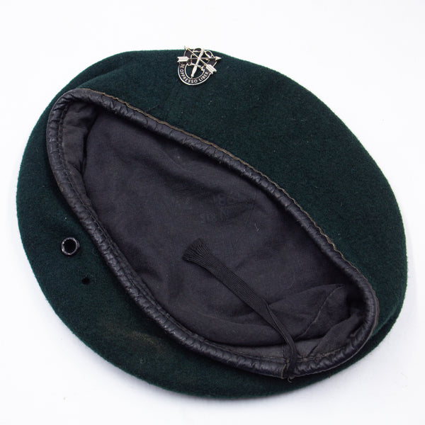 80s US Army Special Forces Green Beret 7 1/4