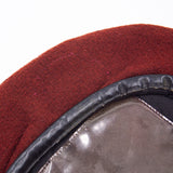 Original 60s Vietnam War Vietnamese Tailor-Made Red Wool Beret