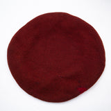 Original 60s Vietnam War Vietnamese Tailor-Made Red Wool Beret