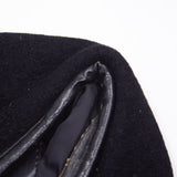 Original 60s Vietnam War Vietnamese Tailor-Made Black Wool Beret
