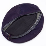 Original 60s Vietnam War Vietnamese Tailor-Made Dark Blue Wool Beret