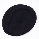 Original 60s Vietnam War Vietnamese Tailor-Made Black Wool Beret