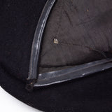 Original 60s Vietnam War Vietnamese Tailor-Made Black Wool Beret