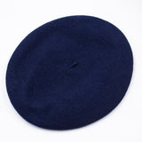 Original 60s Vietnam War Vietnamese Tailor-Made Blue Wool Beret