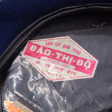 Original 60s Vietnam War Vietnamese Tailor-Made Blue Wool Beret