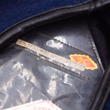 Original 60s Vietnam War Vietnamese Tailor-Made Blue Wool Beret