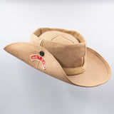 60s Vietnam War Vietnamese-Made Cowboy Hat - Medium