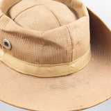 60s Vietnam War Vietnamese-Made Cowboy Hat - Medium