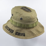 60s Vietnam War Embroidered USARV OG-107 Ripstop Boonie Hat - 7