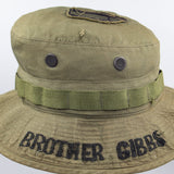 60s Vietnam War Embroidered USARV OG-107 Ripstop Boonie Hat - 7