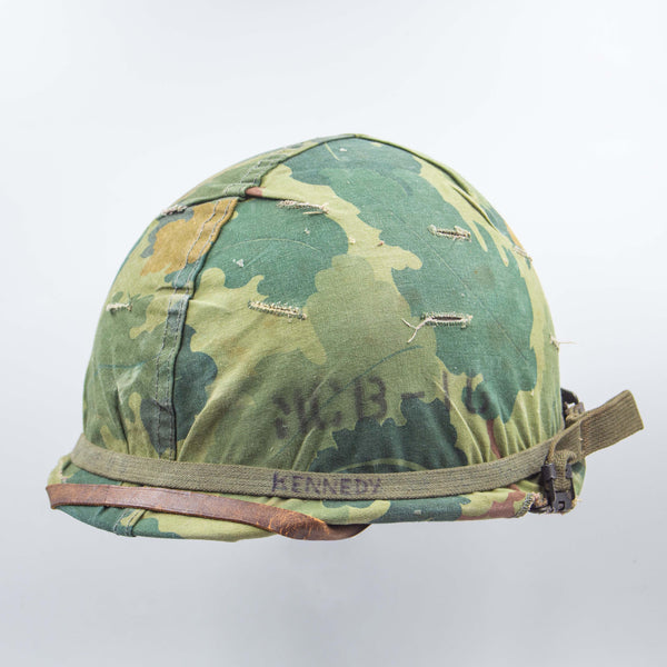 60s Vietnam War US Navy Seabees MCB-16 M1 Helmet Set
