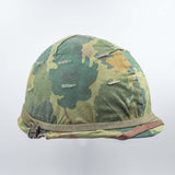 60s Vietnam War US Navy Seabees MCB-16 M1 Helmet Set