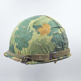 60s Vietnam War US Navy Seabees MCB-16 M1 Helmet Set