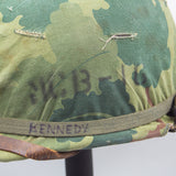 60s Vietnam War US Navy Seabees MCB-16 M1 Helmet Set