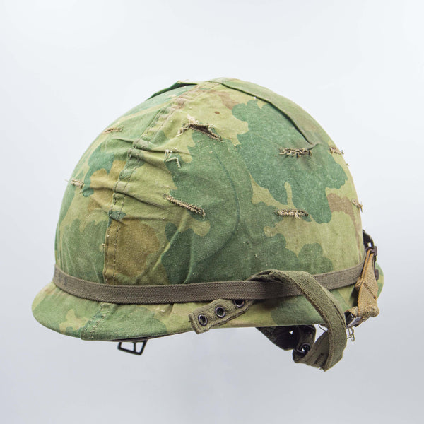60s Vietnam War US Army Airborne / Para M1C Helmet Set