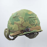 60s Vietnam War US Army Airborne / Para M1C Helmet Set