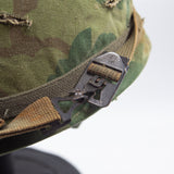 60s Vietnam War US Army Airborne / Para M1C Helmet Set