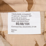90s Vintage British Army Lightweight Desert DDPM Camo Combat Trousers