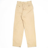 50s Vintage US Army Class B Khaki Chino Trousers - 30x33