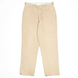 50s Vintage US Army Khaki Chino Trousers - 35x31