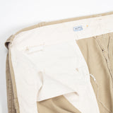 50s Vintage US Army Khaki Chino Trousers - 35x31