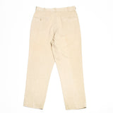 50s Vintage US Army Khaki Chino Trousers - 35x31
