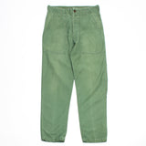 60s Vintage 1st Pattern OG-107 Sateen Utility Trousers - 32x30