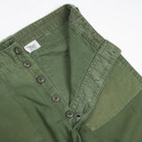 60s Vintage OG-107 Sateen Utility Trousers - 34x29