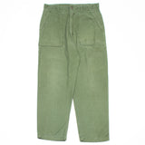 1970 Dated OG-107 Sateen Utility Trousers - 36x32