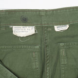 60s Vintage 1st Pattern OG-107 Sateen Utility Trousers - 32x31