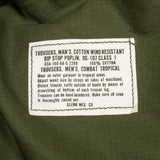 Deadstock 60s Vietnam War Tropical Combat Trousers - 34x33