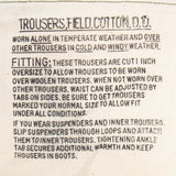 Deadstock 50s US Army M43 OD-7 Field Trousers - 30x34