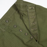 Deadstock 40s WW2 Vintage US Navy N-3 HBT Utility Trousers - 31x33