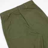 Deadstock 40s WW2 Vintage US Navy N-3 HBT Utility Trousers - 31x33