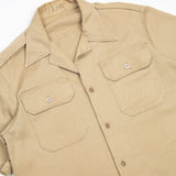 1972 Dated Vietnam War Vintage Khaki Class B Shirt - Medium