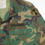 70s Vintage US Army RDF ERDL HWU Combat Coat - Small